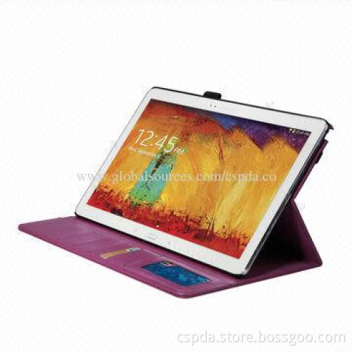 PU Stand Card Slots Case for Samsung Galaxy Note Pro 12 2-inch, Elastic Band Design